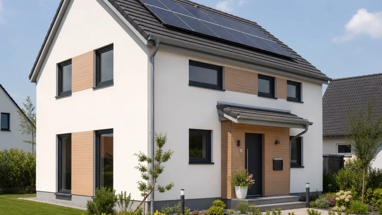 Live-Vorschau: Einfamilienhaus als fotorealistische Visualisierung