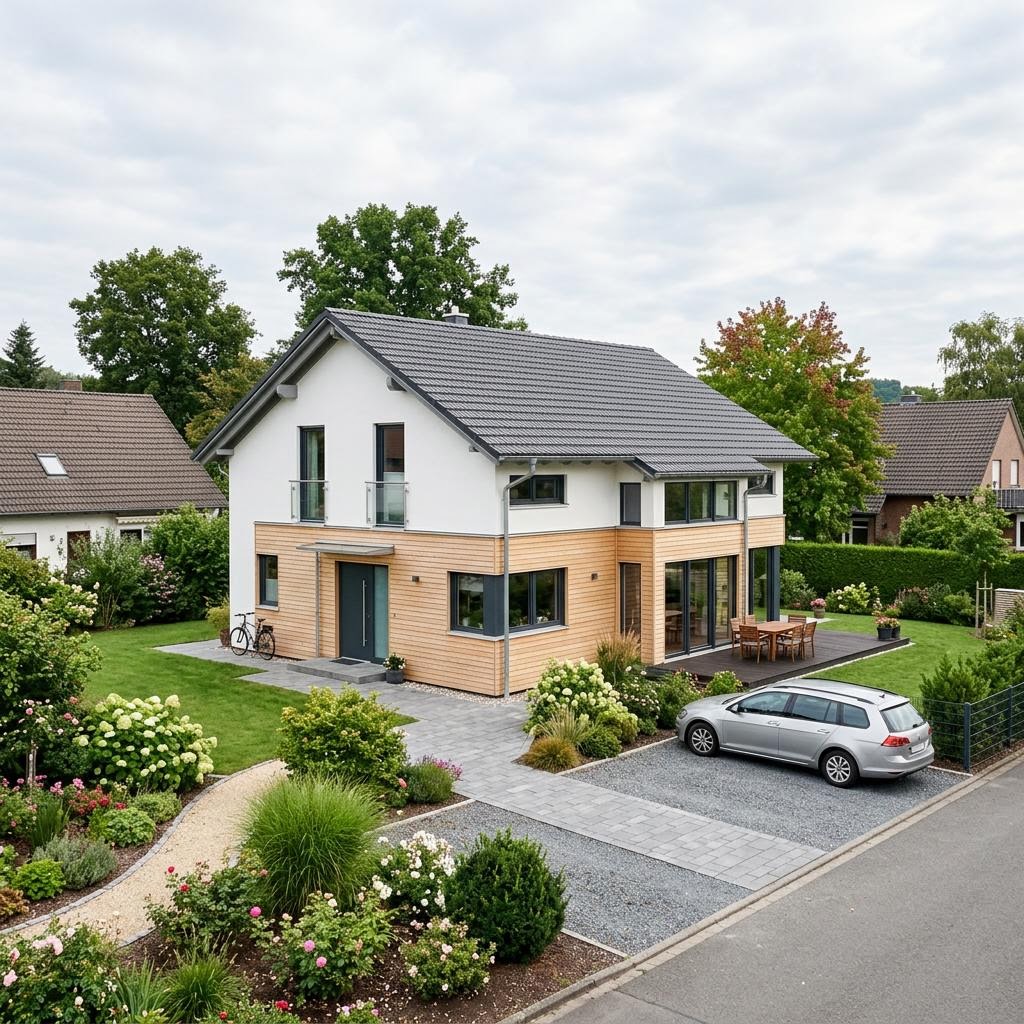Einfamilienhaus Vita Classic 130 von allkauf haus als Ausbauhaus mit Satteldach