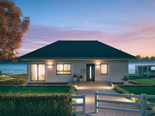 Ausbauhaus ComfortStyle 10.01 W von massa haus — günstiges Fertighaus für Eigenleister ab 134.999 €