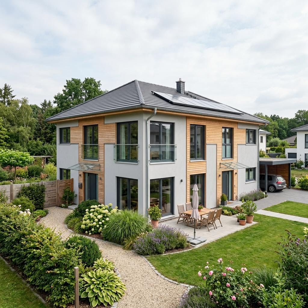 Zweifamilienhaus Zweifamilienhaus Kajüte Zwei 196 von Bärenhaus — Krüppelwalmdach, 196 m²