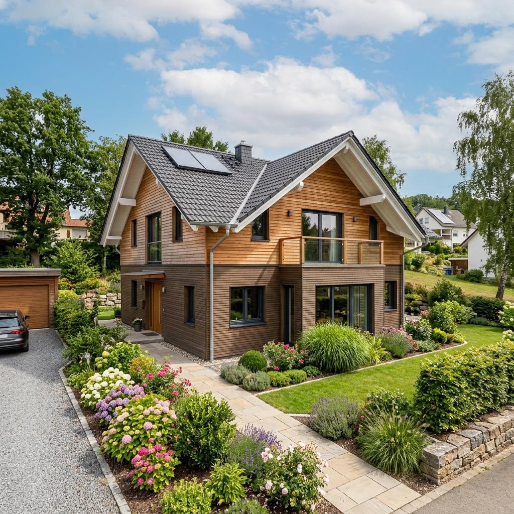 Einfamilienhaus Haus Reither von Baufritz — Fertighaus mit rund 152 m²
