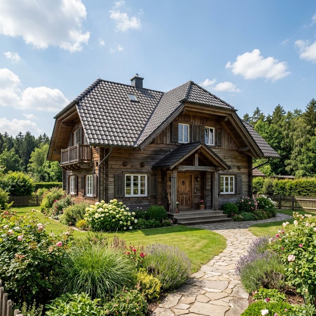Blockhaus Bayerwald 108 von Fullwood Wohnblockhaus — Blockhaus aus Blockbohlen mit rund 108 m²