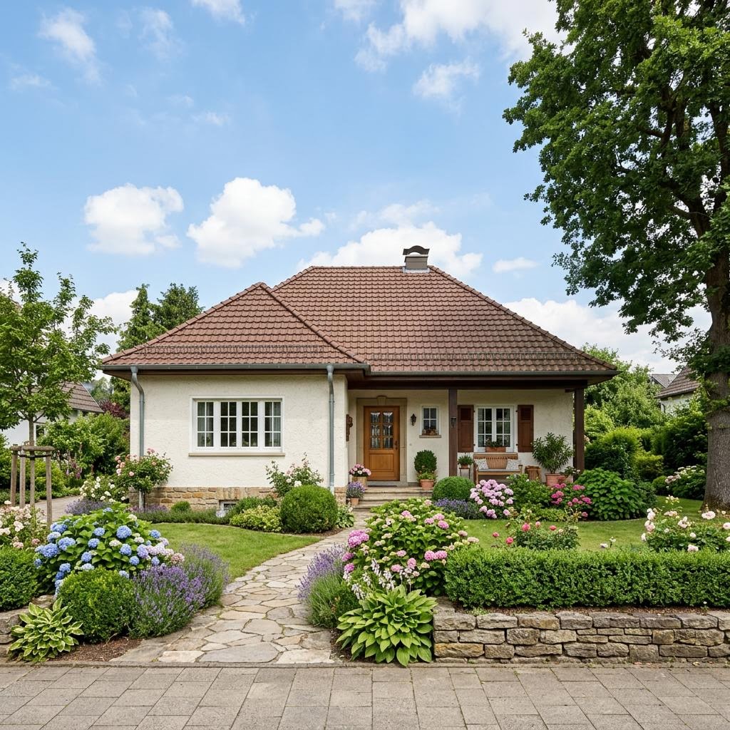 Bungalow BL 110 Variante K von Baudirekt Architektenhäuser — Massivhaus mit rund 110 m²