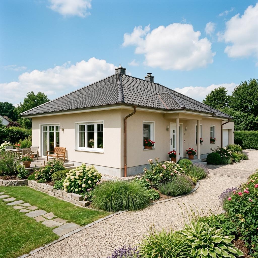 Bungalow Bungalow Walm 132 von Econ Das Haus — Massivhaus mit rund 132 m²