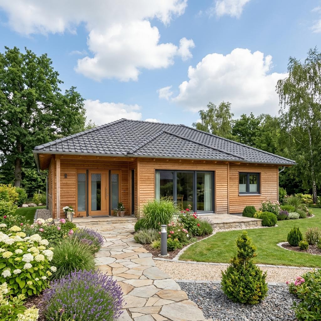 Bungalow Bungalow 96 von Genböck Haus — Fertighaus mit rund 96 m²