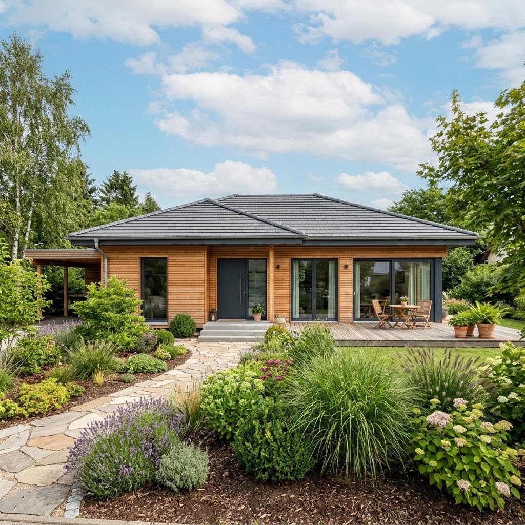 Bungalow Bungalow 104 von Hanlo Haus — Fertighaus mit rund 104 m²