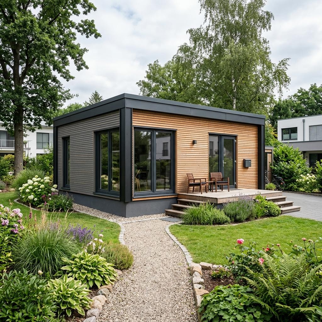 Tiny House Cube 45 von conliving — Holzmodulbau mit 45 m²