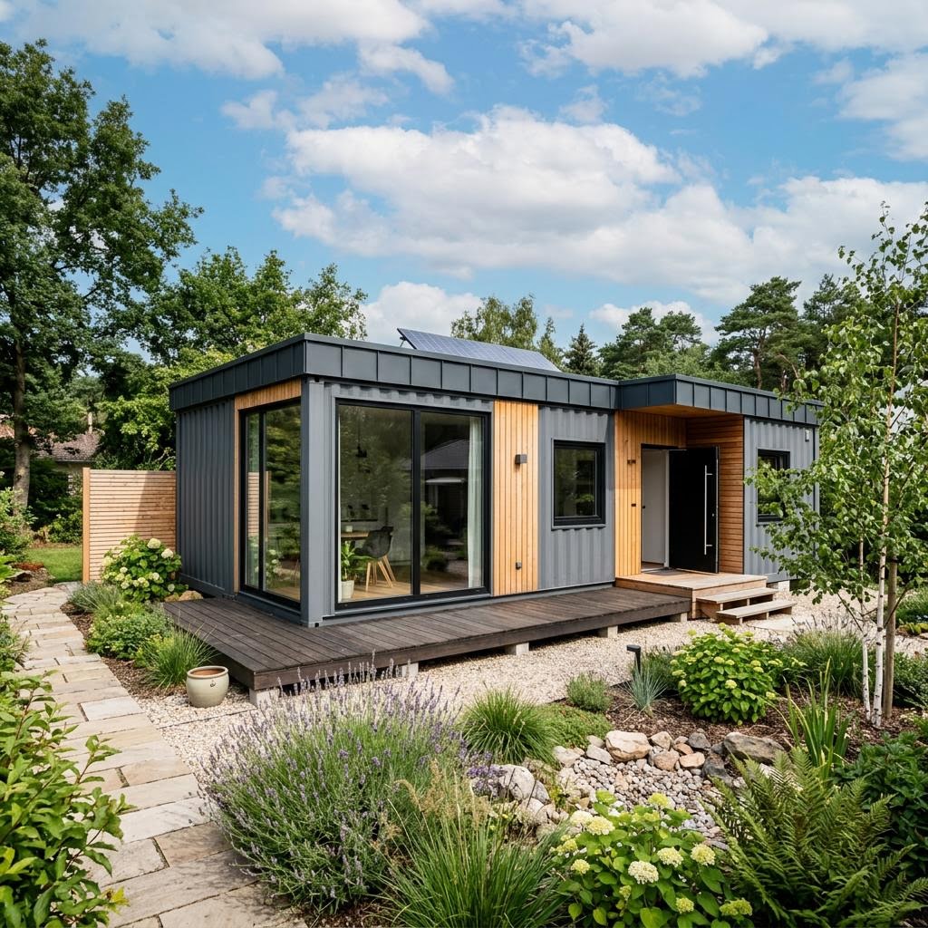 Containerhaus Raummodul Wohnen Solo von Containerwerk — Modulbau mit rund 26 m²