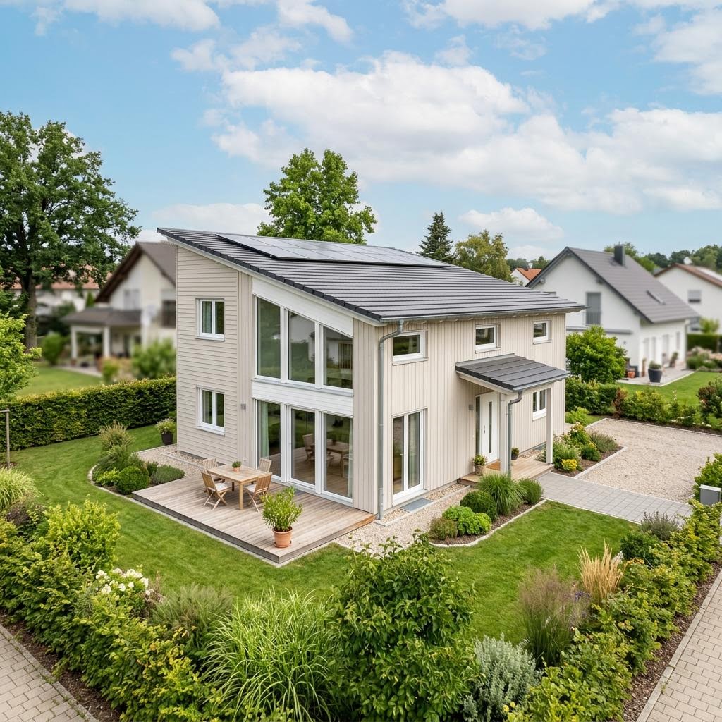 Modulhaus Modulhaus Lyng 84 von Danhaus Deutschland — Pultdach, 84 m²