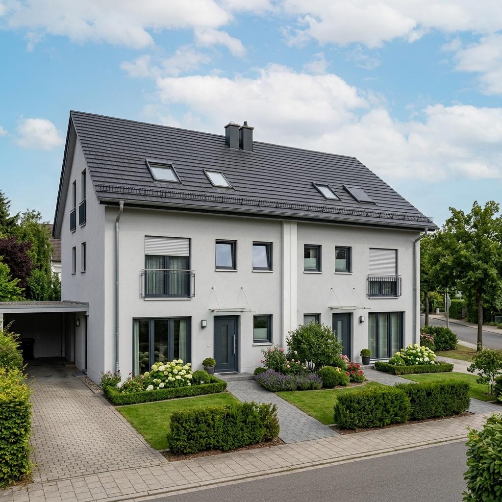 Doppelhaus Doppelhaushälfte Dresden 128 von FIBAV Massivhaus — Massivhaus im Mauerwerk mit rund 128 m²