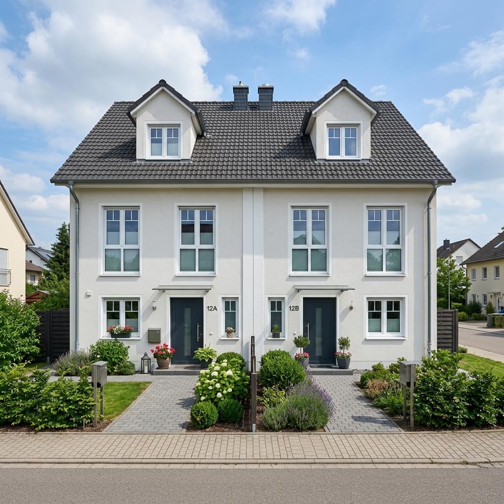 Doppelhaus Duo 108 von Haacke Haus — Massivhaus mit rund 108 m²