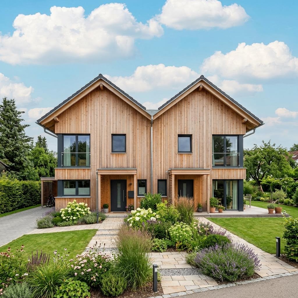 Doppelhaus TREND 165 Doppelhaus von Hartl Haus — Fertighaus mit rund 165 m²