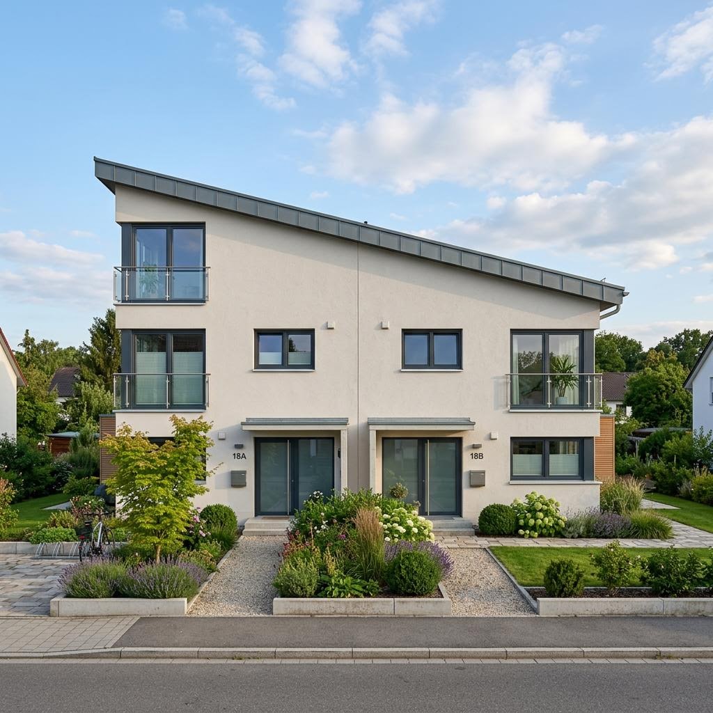 Doppelhaus Doppelhaus Spree 104 von Roth-Massivhaus — Massivhaus mit rund 104 m²