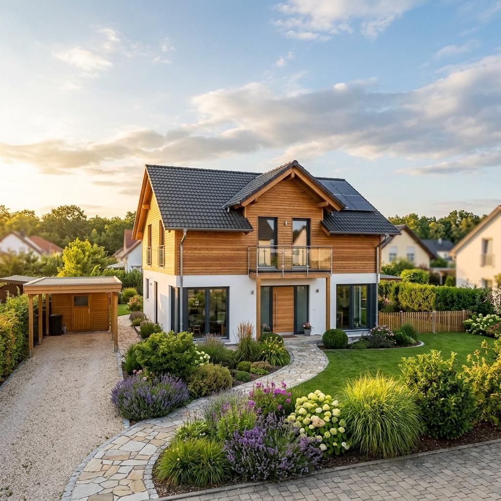 Ökologisches Einfamilienhaus Öko Familie 145 von ECO System HAUS