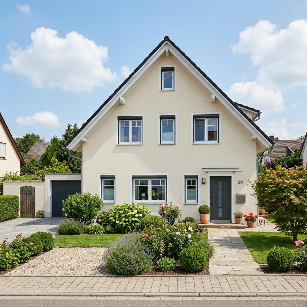 Einfamilienhaus EVOLUTION 124 V3 von Baudirekt Architektenhäuser — Massivhaus mit rund 124 m²