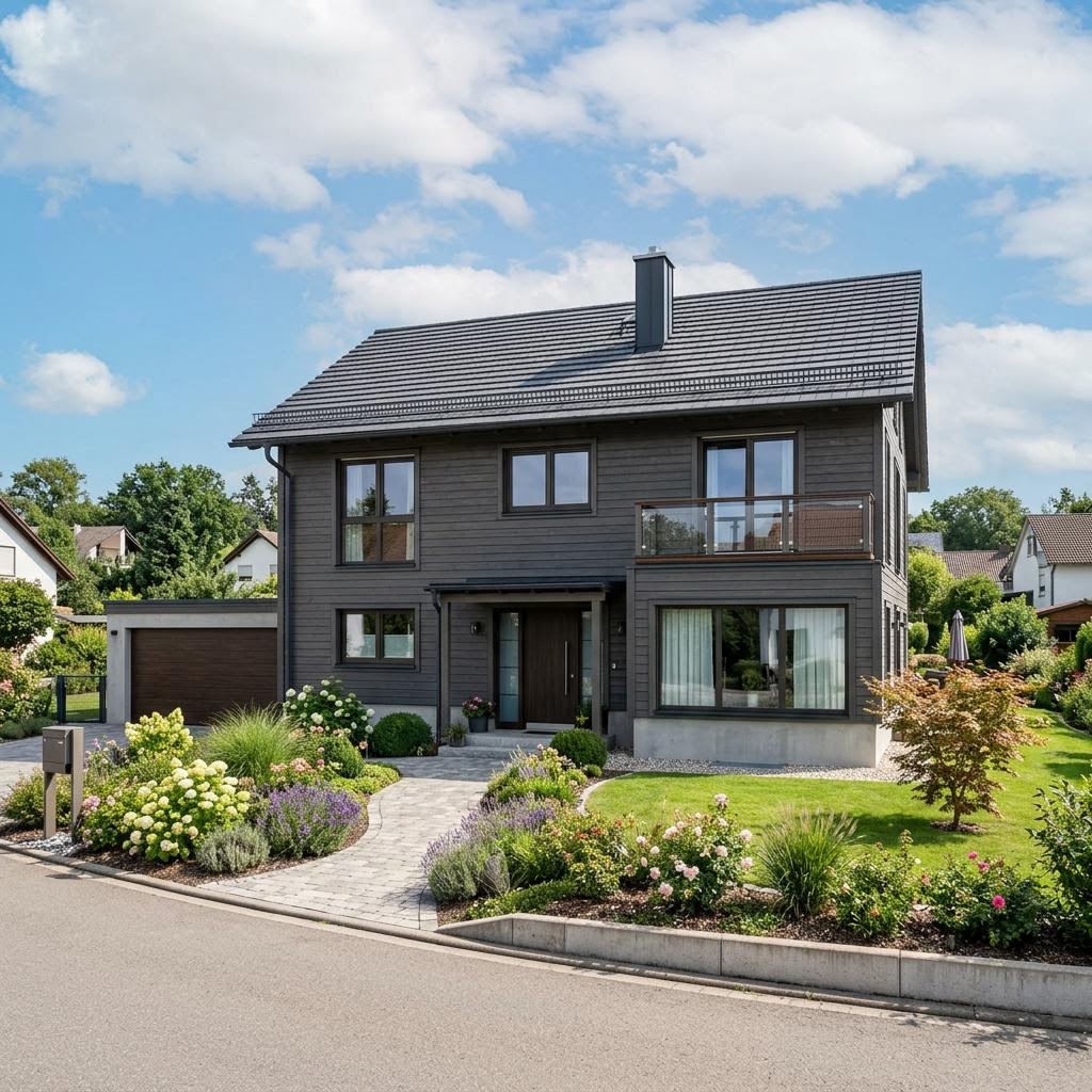 Einfamilienhaus Öko Familie 152 von Beilharz Haus — Fertighaus in Holztafelbau mit rund 152 m²