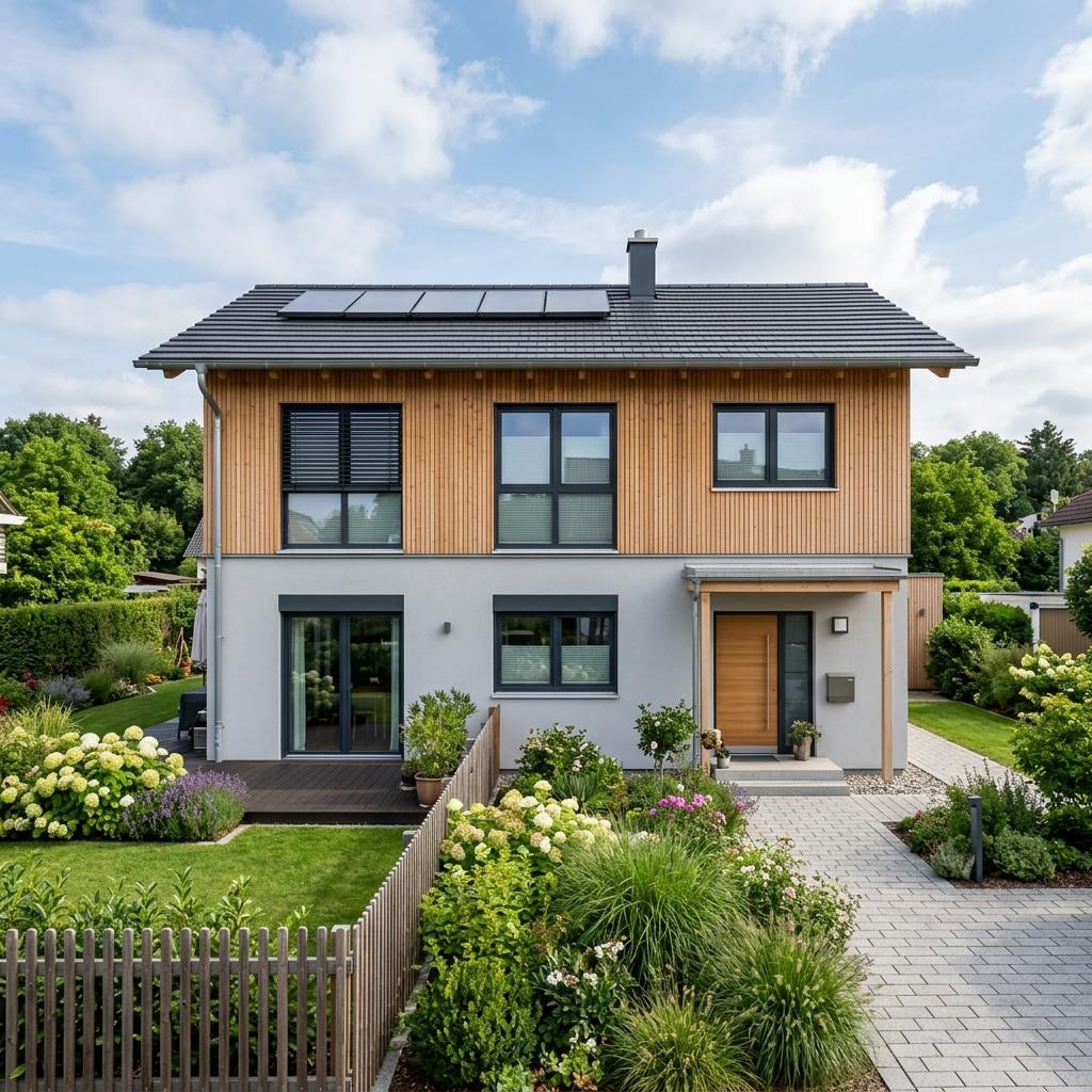 Einfamilienhaus EVOLUTION 122 V3 von Bien-Zenker — Holztafelbau mit rund 122 m²