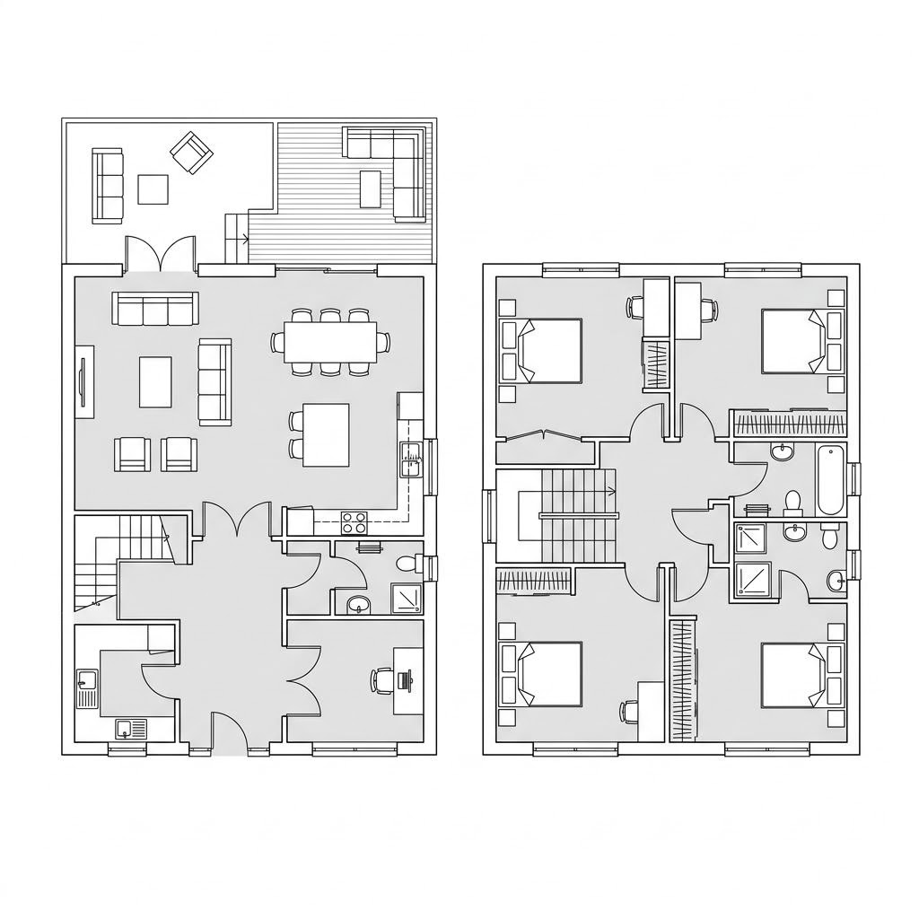 Grundriss Classic 196 – 196 m² Einfamilienhaus mit 5 Zimmern