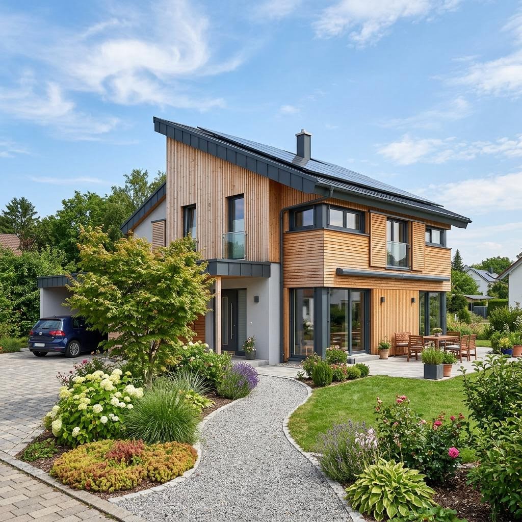 Einfamilienhaus Point 142 Pult von Danwood — Fertighaus mit rund 142 m²