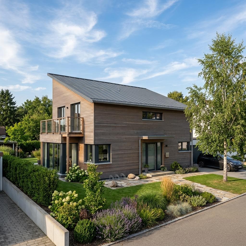 Einfamilienhaus Öko Familie 119 von ECO System HAUS — Holzrahmenbau mit rund 119 m²