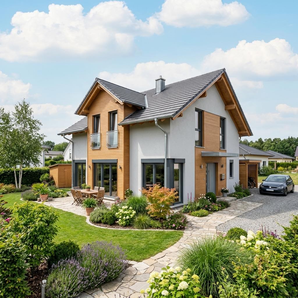 Einfamilienhaus MEDLEY 3.0 400 von FingerHaus — Ausbauhaus in Holztafelbau mit rund 150 m²