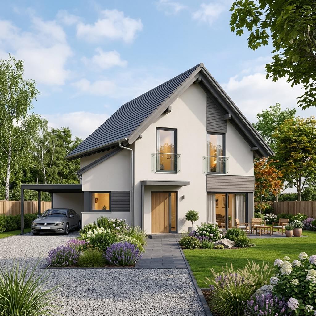 Einfamilienhaus Medley 3.0 500 von Heinz von Heiden — Massivhaus mit Satteldach und 156 m²