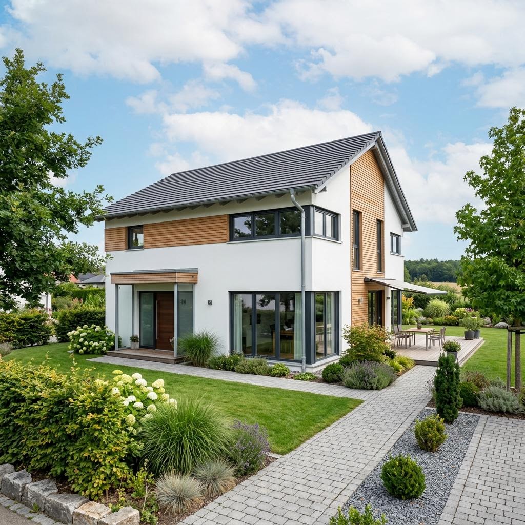 Einfamilienhaus Quera 118 von Heinz von Heiden — Massivhaus mit Satteldach und 118 m²