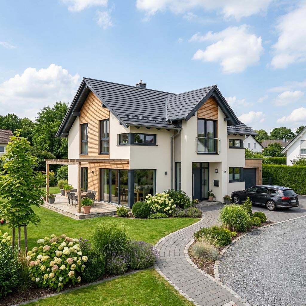 Einfamilienhaus Aura 135 von HELMA Eigenheimbau — Massivhaus mit Satteldach