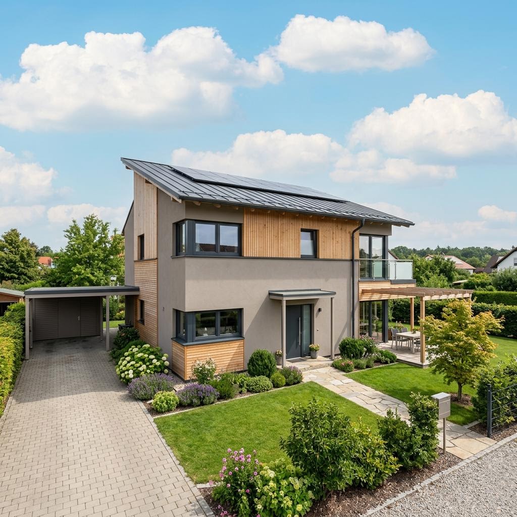 Einfamilienhaus Lifestyle 155 von HELMA Eigenheimbau — Massivhaus mit Pultdach
