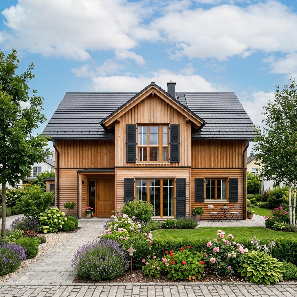 Einfamilienhaus Wolfratshausen von Isartaler Holzhaus — Fertighaus in Holztafelbau mit rund 132 m²