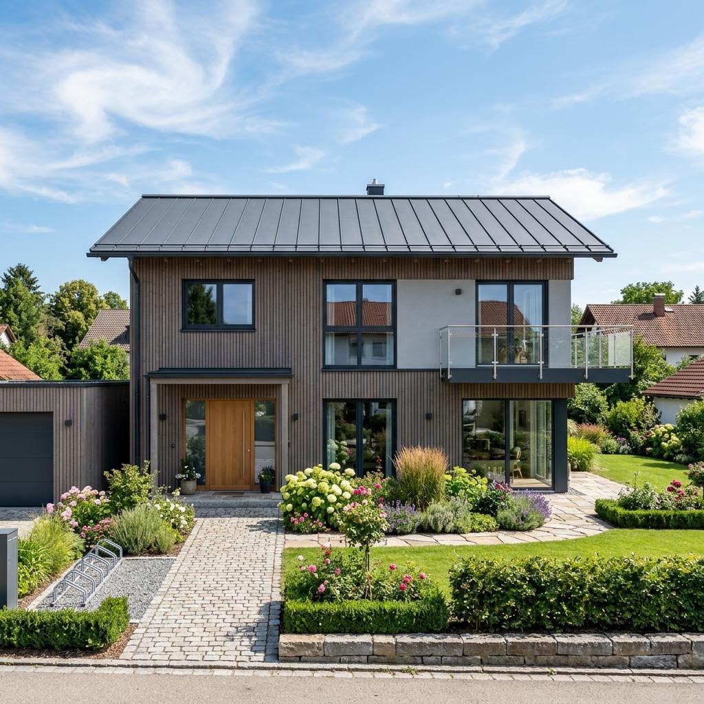 Einfamilienhaus Homestory 148 Ausbau von LEHNER HAUS — Fertighaus in Holztafelbau mit rund 148 m²