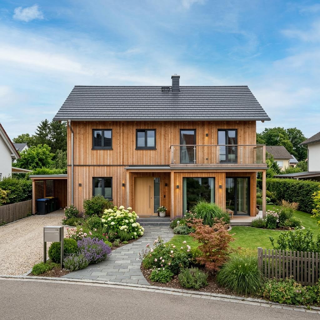 Einfamilienhaus SOLUTION 110 L V4 von Living Haus — Holztafelbau mit rund 110 m²