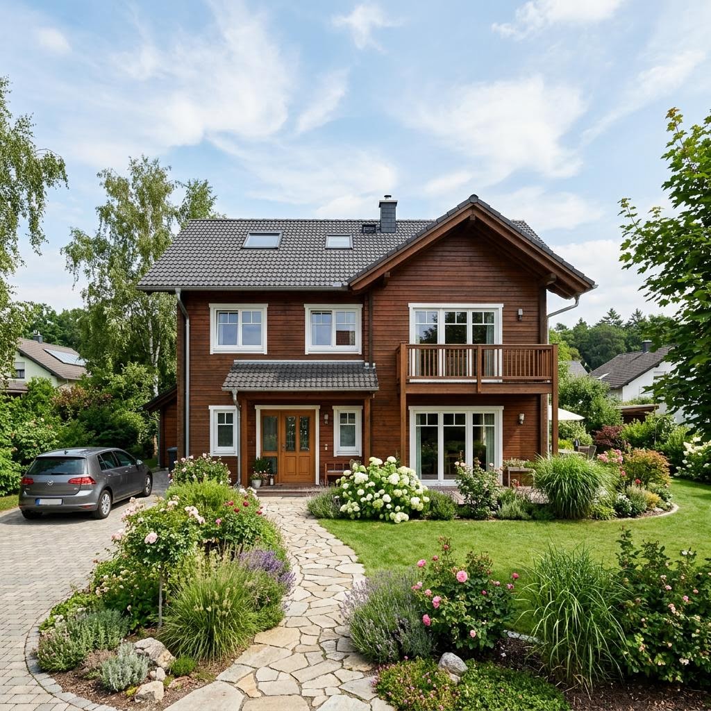 Einfamilienhaus SUNSHINE 154 V5 von Living Haus — Holztafelbau mit rund 154 m²