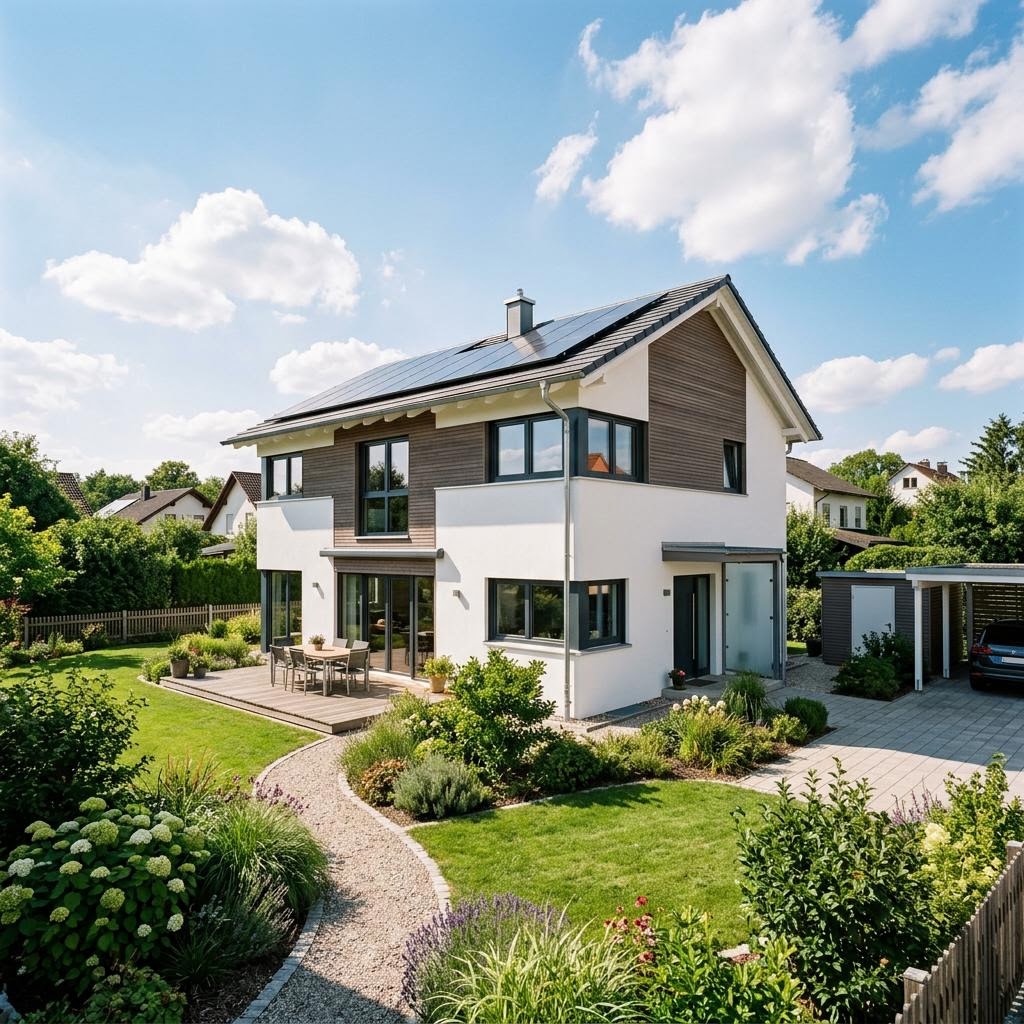 Einfamilienhaus ComfortStyle 14.02 S von massa haus — Ausbauhaus mit Satteldach und 140 m²