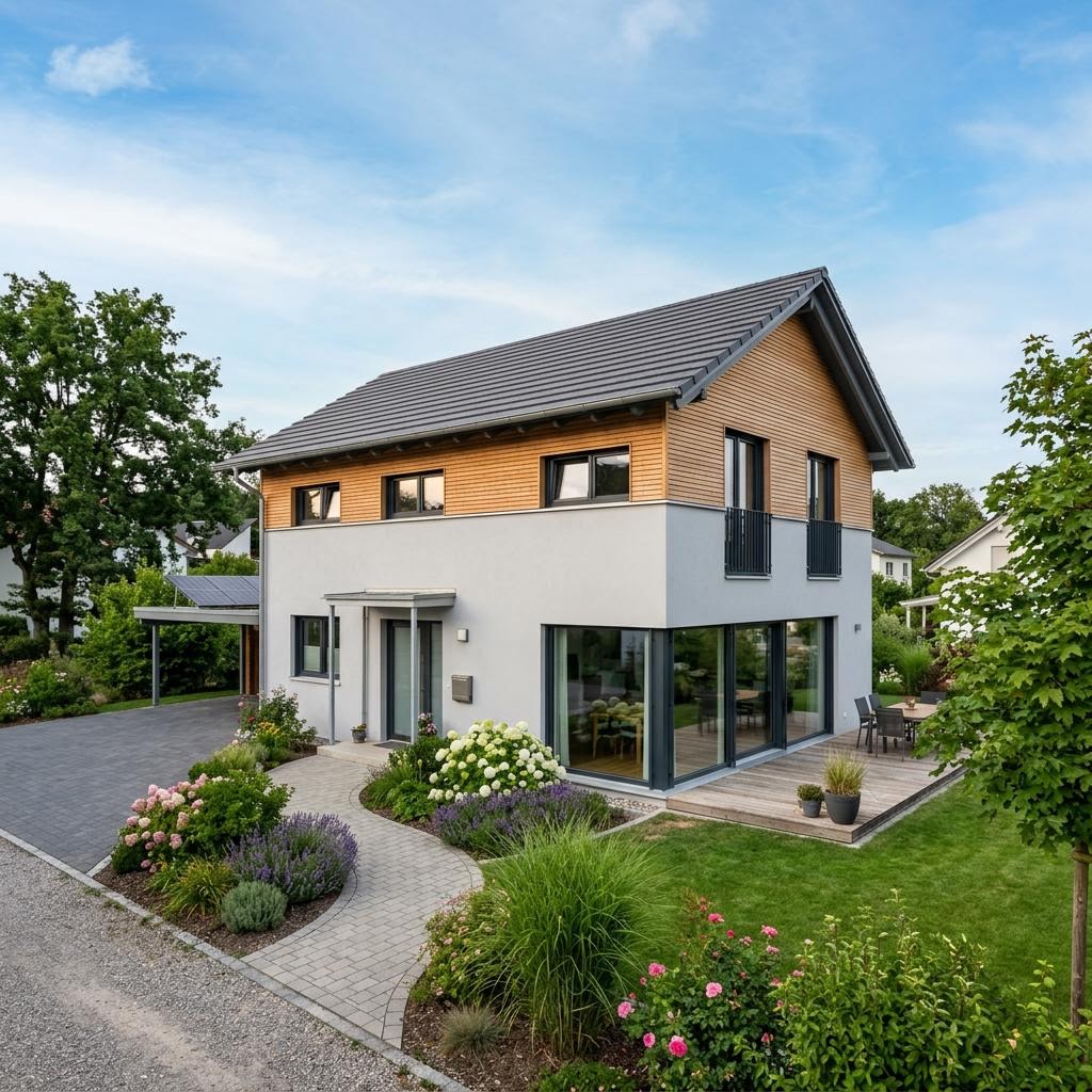 Einfamilienhaus Trend 128 von OKAL Haus — Holztafelbau mit rund 128 m²