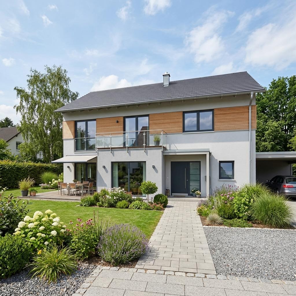 Einfamilienhaus Trend 158 von OKAL Haus — Holztafelbau mit rund 158 m²