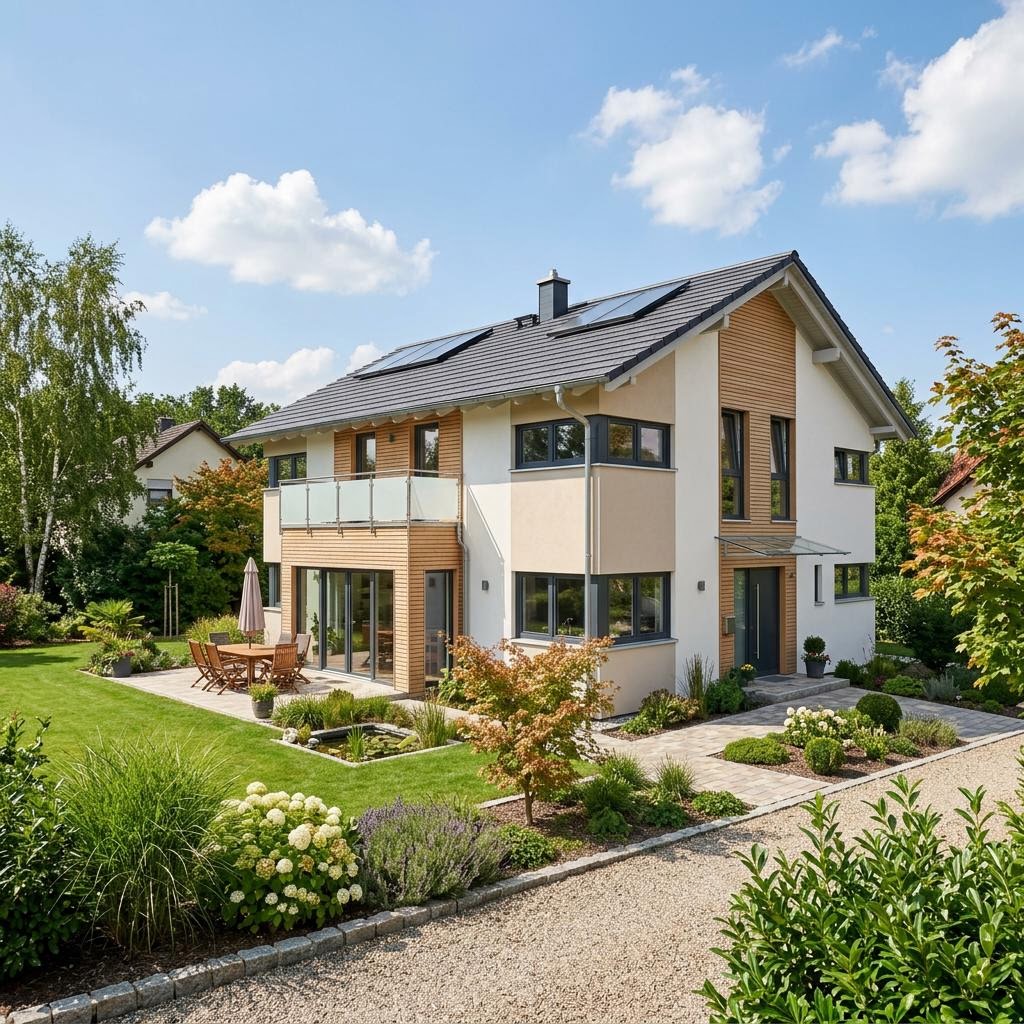 Einfamilienhaus Vita 115 von OKAL Haus — Holztafelbau mit rund 115 m²