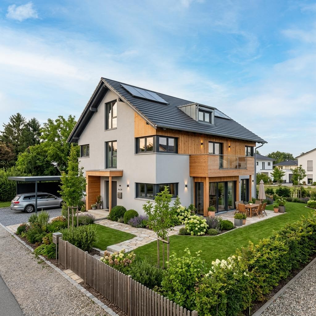 Einfamilienhaus Casa Natura 125 von Rubner Haus — Naturholzhaus mit Satteldach und 125 m²