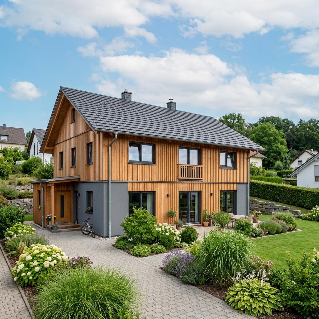 Einfamilienhaus Lifestyle 208 von Suckfüll Energiesparhaus — Holztafelbau mit rund 208 m²