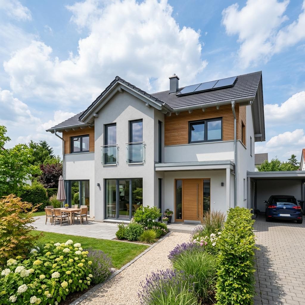 Einfamilienhaus Flair 130 von Town & Country Haus — Massivhaus mit Satteldach und 130 m²