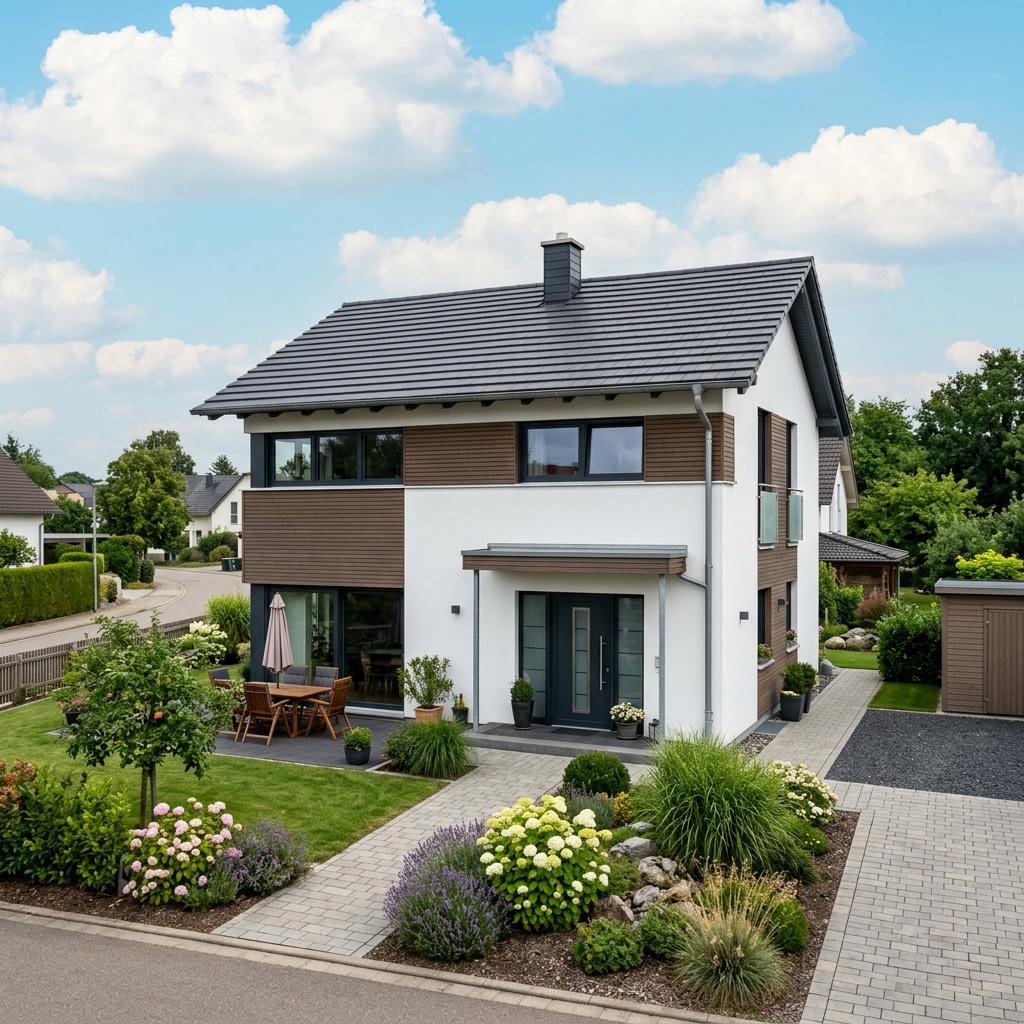 Einfamilienhaus Flair 88 von Town & Country Haus — Massivhaus mit Satteldach und 88 m²