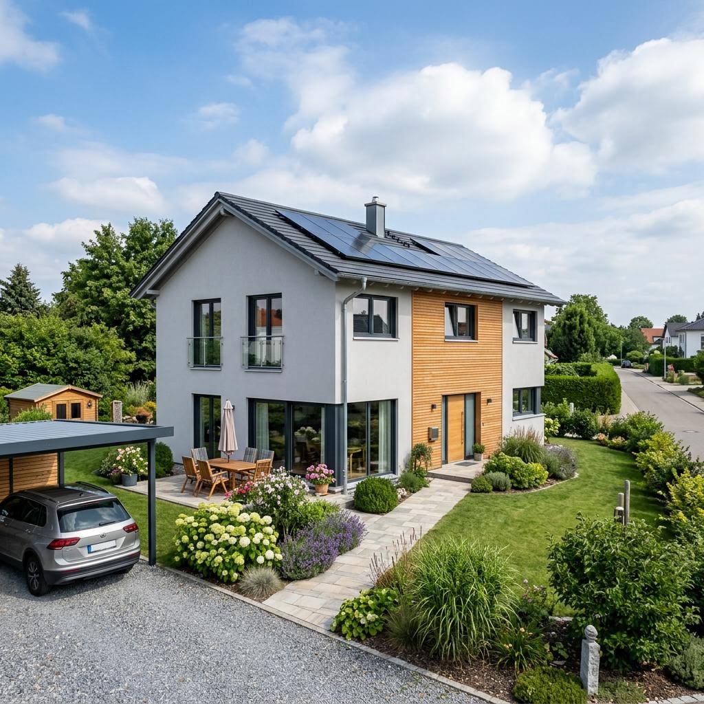 Einfamilienhaus Maxime 300 von Viebrockhaus — massives Satteldachhaus mit rund 128 m²