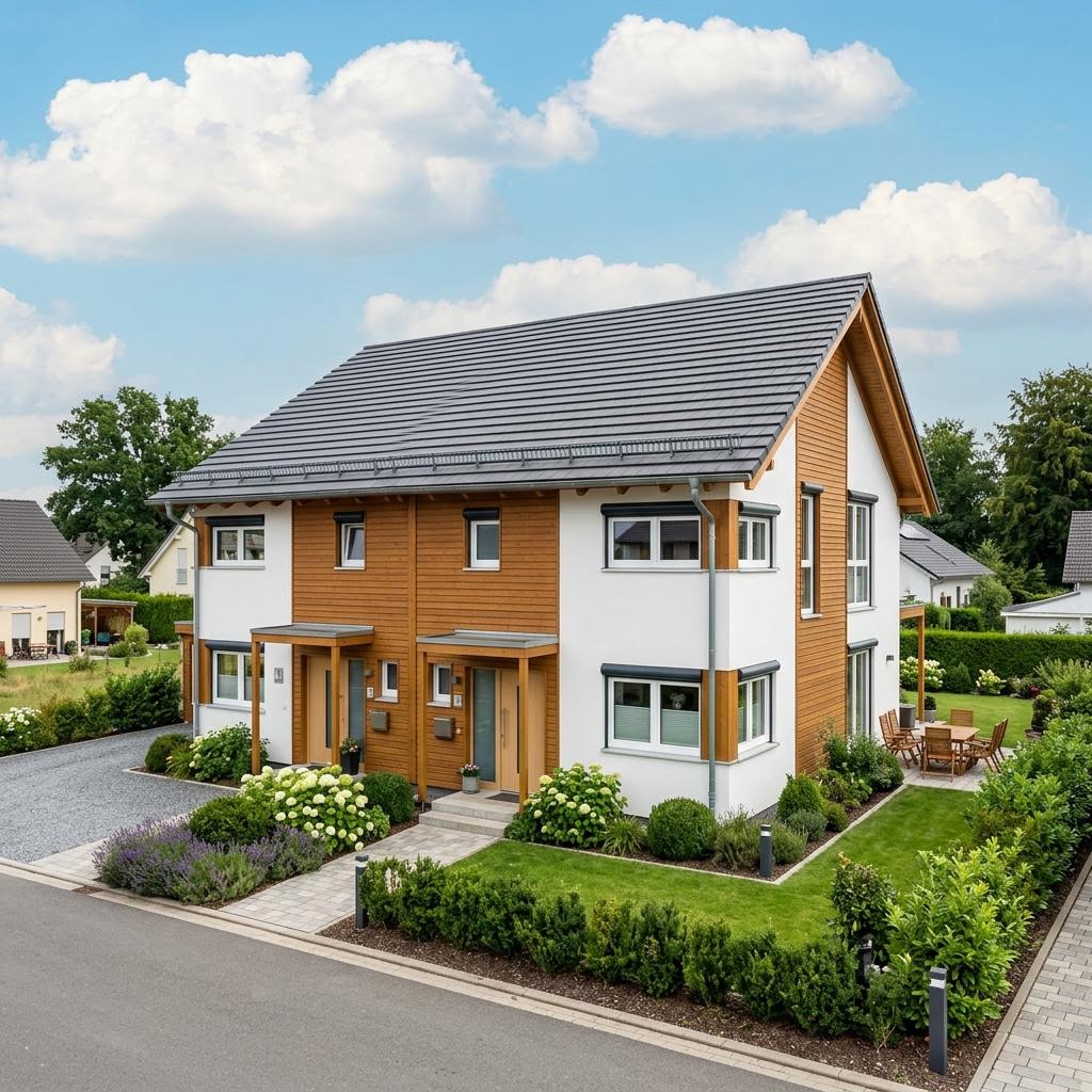 Zweifamilienhaus Zweifamilienhaus Medley 210 von FingerHaus — Satteldach, 210 m²