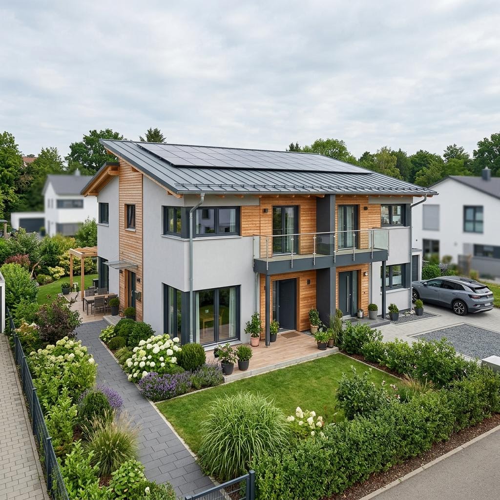 Zweifamilienhaus Zweifamilienhaus Panorama Zwei 200 von FischerHaus — Pultdach, 200 m²
