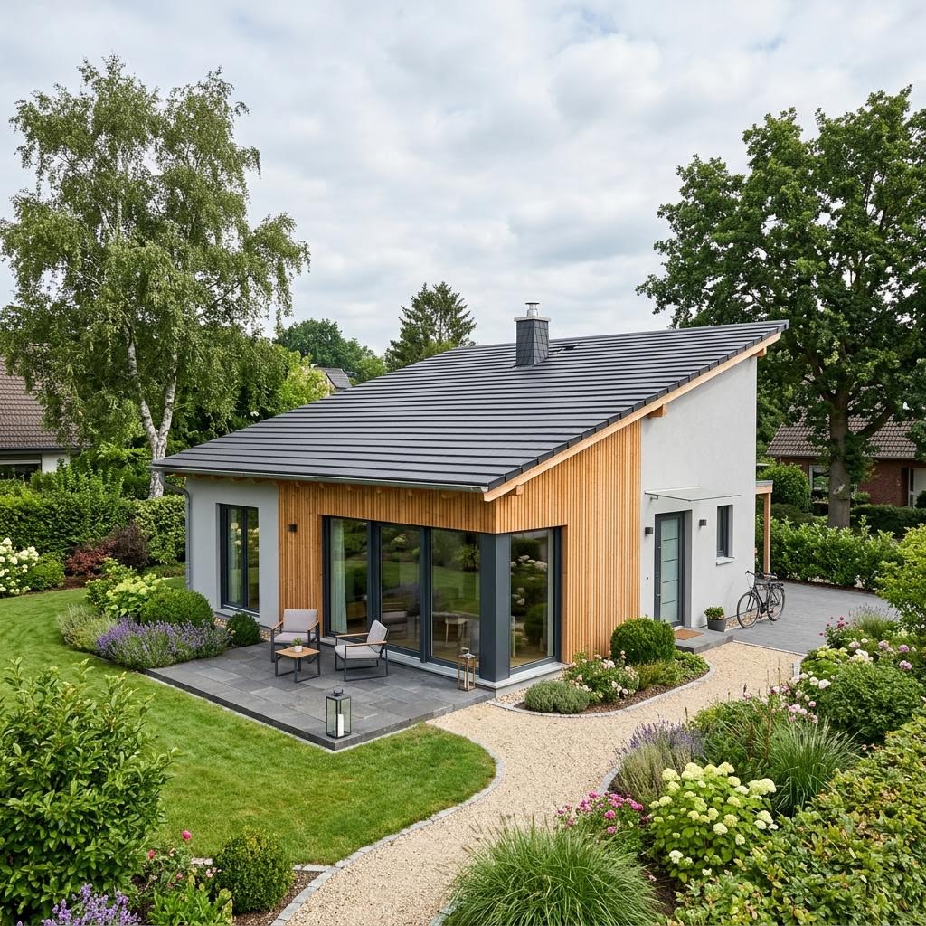 Singlehaus Mini 64 von Gussek Haus — Holztafelbau mit 64 m²