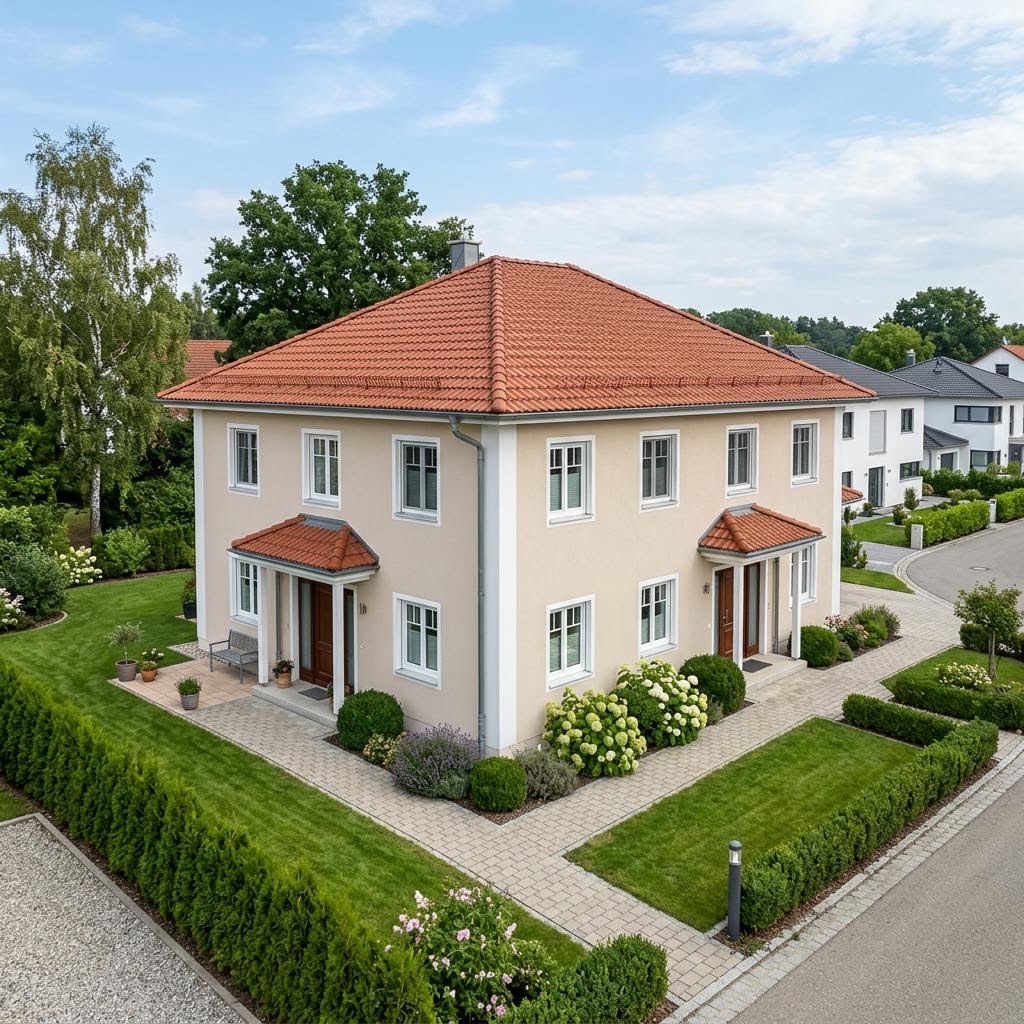 Zweifamilienhaus Zweifamilienhaus Domizil 200 von Heinz von Heiden Massivhäuser — Walmdach, 200 m²