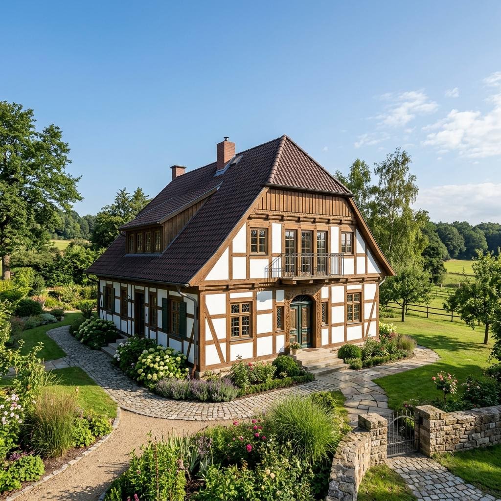 Fachwerkhaus von Fuhrberger — Eichen-Fachwerk in traditioneller Zimmermannsart mit 140 m²