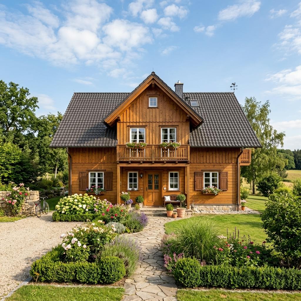 Landhaus Natur 138 von Genböck Haus — Fertighaus mit rund 138 m²