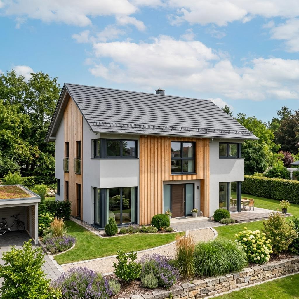 Holzhaus GRIFFNER Nature von GRIFFNER — naturnahes Designhaus mit sichtbarem Holz