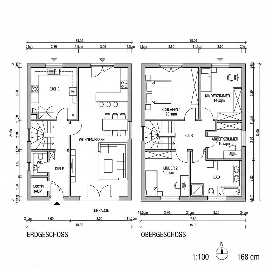 Grundriss GRIFFNER Nature von GRIFFNER — 168 m², 5 Zimmer
